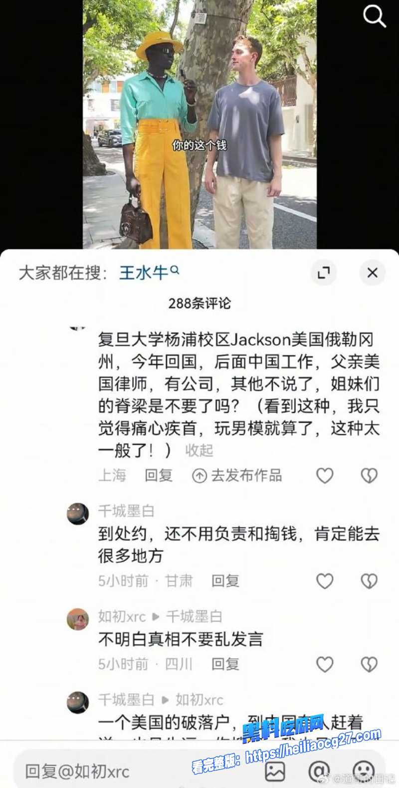 复旦大学留学生王水牛7 复旦大学留学生王水牛7