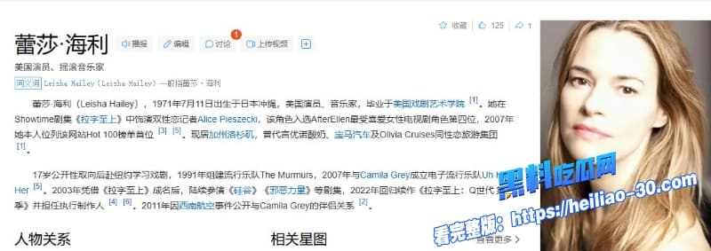 美国著名女演员兼摇滚音乐家LeishaHailey莱莎海莉裸体性爱场景终极合集曝光 9
