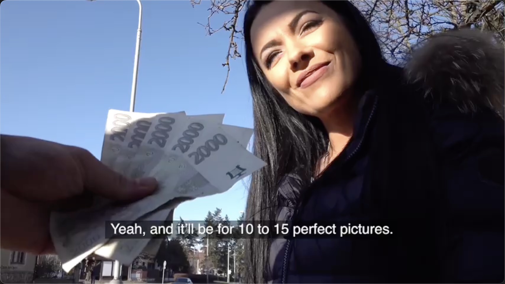 捷克街头- 拥有完美身材的黑发美女,为了钱路边吞屌被骗到棚里做爱2 捷克街头- 拥有完美身材的黑发美女,为了钱路边吞屌被骗到棚里做爱2