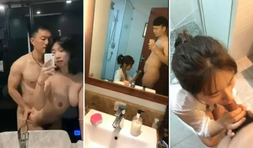 镜子前面操反差婊最爽了!网红脸美女跪着胯下吃鸡还对着镜子后入,大奶子一甩一甩 充满征服感