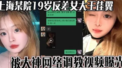 上海某院19岁反差女大王佳翼 被大神网络调教视频曝光 聊天记录十分刺激 全集 封面
