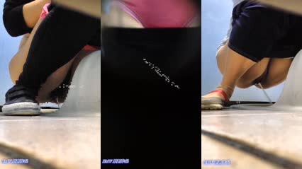 躲在商场女厕偷拍到两个美女嘘嘘，一个妹子多毛一个貌似白虎 封面