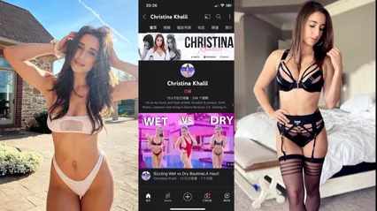 推荐欧美七十几万粉丝YouTuber网红ChristinaKhalil浴室诱惑片泄漏_暗网黑料 封面