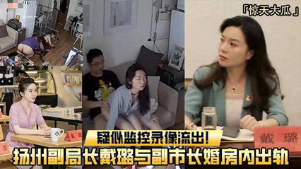 重磅吃瓜扬州副局长戴璐与副市长婚房内出轨，疑似监控录像流出 封面
