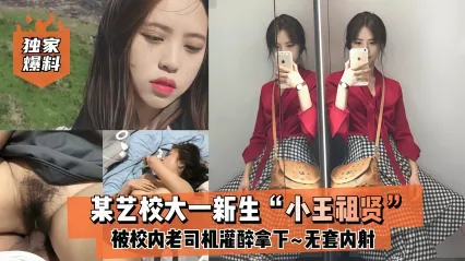 大一校花女大新生神似王祖贤 被渣男狠狠爆操骚逼 意识模糊中无套内射视频流出 封面