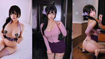 萝莉双马尾少女呆奈酱被金主爸爸包养！性感白丝毛衣清纯诱惑任玩弄 封面