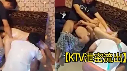 KTV泄密流出KTV唱歌唱到一半结果却搞了起来两男一女激情啪啪 全集 封面