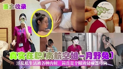 南航空姐月野兔淫乱私生活被各种内射 封面