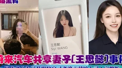 劲爆黑料蔚来汽车共享妻子王思懿事件网传老公为了升职将自己老婆贡献给上司完整版 全集 封面