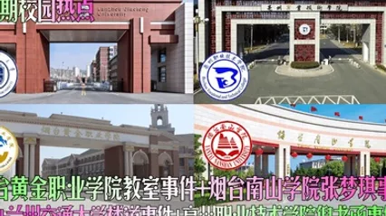 近期校园热点烟台黄金职业学院教室事件烟台南山学院张梦琪事件兰州交通大学楼道事件亳州职业技术学院倪书函事件 全集 封面
