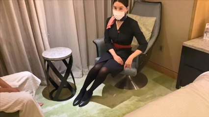 约炮真实骚空姐 教科书约炮空姐 羡慕至极！！ 封面