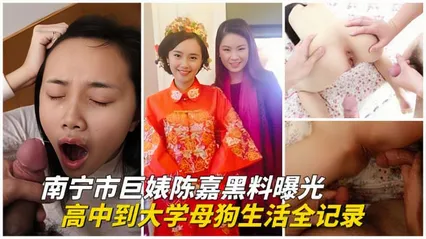 南宁市反差婊陈嘉从高中到大学母狗生活全记录 封面