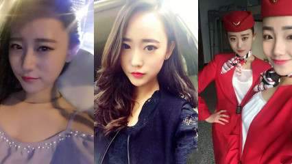 网曝门事件女神级东航空姐小雨与男友啪啪不雅视频流出 封面