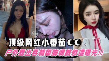 被包养户外露出舔脚吞精等调教惨遭粉丝曝光！网红小番茄的世界末日 封面