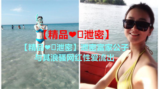 泄密富家公子与其浪骚网红性爱流出 封面