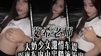 艾希老师大奶少女激情车震深夜车内中出精液流出 全集 封面