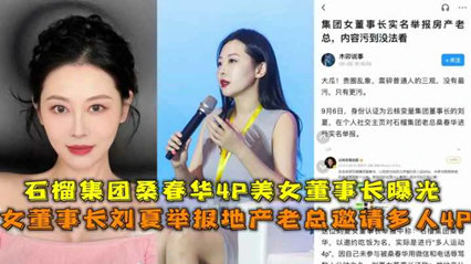 火爆流出女董事长刘夏举报地产老总4P石榴集团桑春华 封面