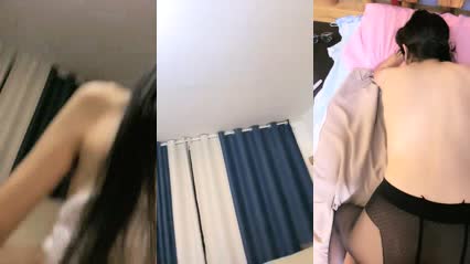 顶级尤物颜值女神 黑丝美腿，开档揉搓骚穴，翘起屁股后入，骑乘位抽插 封面