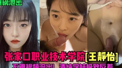 重磅泄密张家口职业技术学院王静怡不雅视频流出清纯学妹极致反差 全集 封面