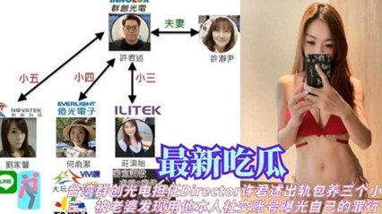 台湾许君述出轨包养小三被老婆发现用他社交账号曝光 封面
