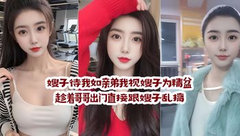 嫂子待我如亲弟，我视嫂子为精盆，趁着哥哥出门直接跟嫂子乱搞，中途边接我哥电话边让我插，刺激！ 封面