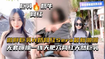 微胖巨乳H奶网红『Sera』无套爆操一线天肥穴网红 封面