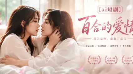 百合的爱情 AI短剧 极致甜虐 两美女双手被绑甜蜜肉体交缠 全身舔舐调情互磨豆腐湿身高潮 封面