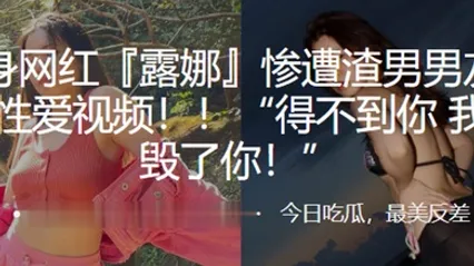 健身网红露娜惨遭渣男男友曝光性爱视频得不到你我就毁了你 全集 封面