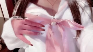 极品爆乳网红女神『麻酥酥』五月新作《粉红蝴蝶结毛衣》 封面
