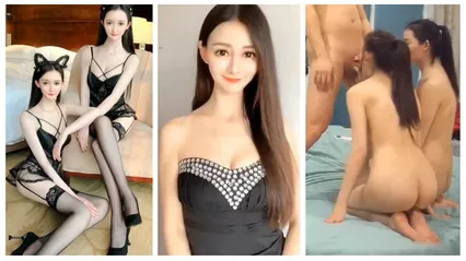 2_2重磅泄密·91猫先生极品双胞胎模特被双飞潜规则，先后争吃屌求无套被轮插 封面