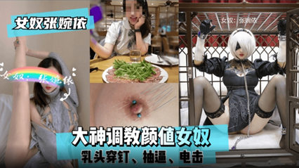 女奴张婉依大神调教颜值女奴乳头头穿钉抽逼电击 封面