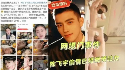 吃瓜爆料网爆门事件陈飞宇偷情己婚微博站女 封面