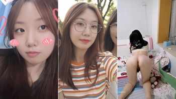 极品学生妹和男友的日常自拍偷录流出，在宿舍偷偷自慰还拍视频给男友，真是淫荡至极 封面
