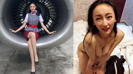 空姐性爱视频遭金主泄露 好淫荡的空姐 封面
