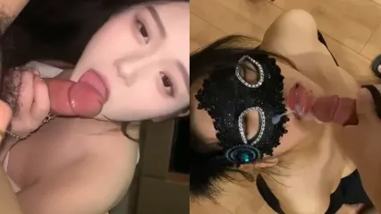 神级颜值女神口交合集，各种好看女友帮男友口交还愿意接受玩3P舔兄弟鸡巴，到底怎么调教的啊？ 封面