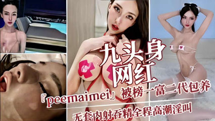 九头身网红被榜一富二代包养，无套肉射吞精全程高潮淫叫 封面