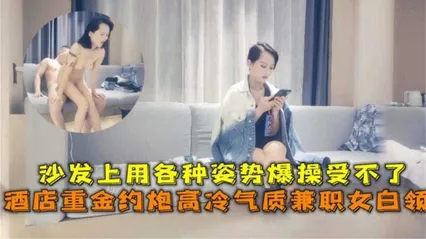 重金约炮高冷气质兼职白领，沙发上用各种姿势爆操受不了！ 封面