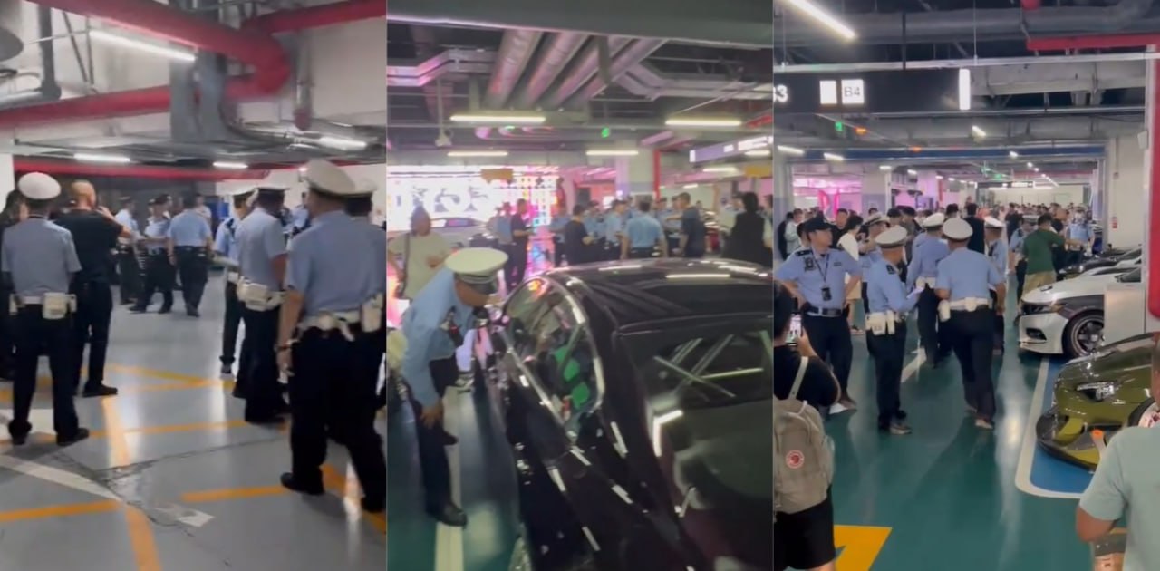 扣了40多辆?改装车地下车库“偷偷狂欢”变“一锅端”,北京交管部门回应