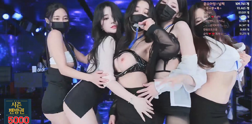 韩国R19女团 bj色情综艺合集流出~韩国pandaTV海量美女BJ集体大联欢!