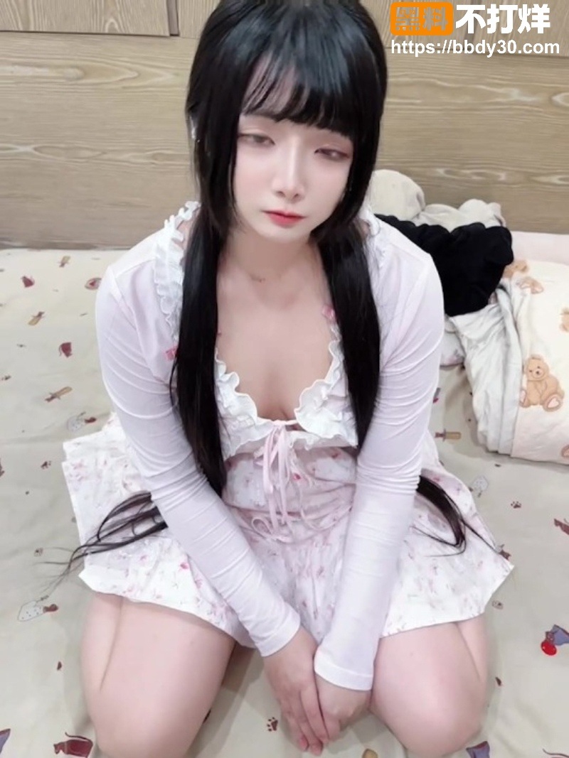 落落Raku洛丽塔JK百合白丝扣穴 1