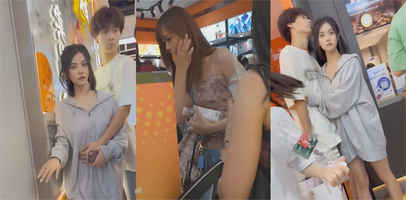 KFC偷拍炸裂曝光 酷似王菲的学生妹与男友狂舌吻 镜头猛抓火辣瞬间!