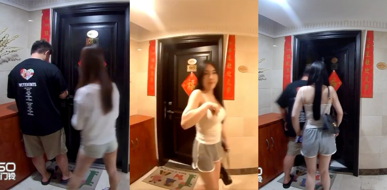 邻居老哥趁老婆外出度假不在家连叫六只鸡 一大早就开始叫鸡进门开炮释放自己!