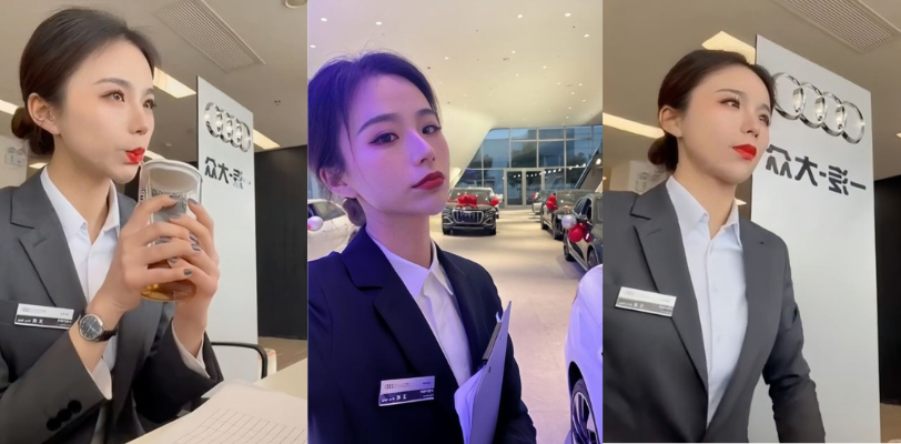 深圳Audi女销售 王迪 长期稳坐店铺销冠宝座!大招留底号称人肉业绩王!