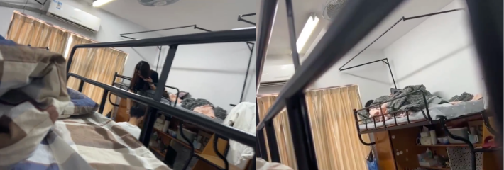 嘉兴学院寝室DO事件 带女友回男寝做爱被偷拍发校园群 校领导晚上十一点封寝抓人!