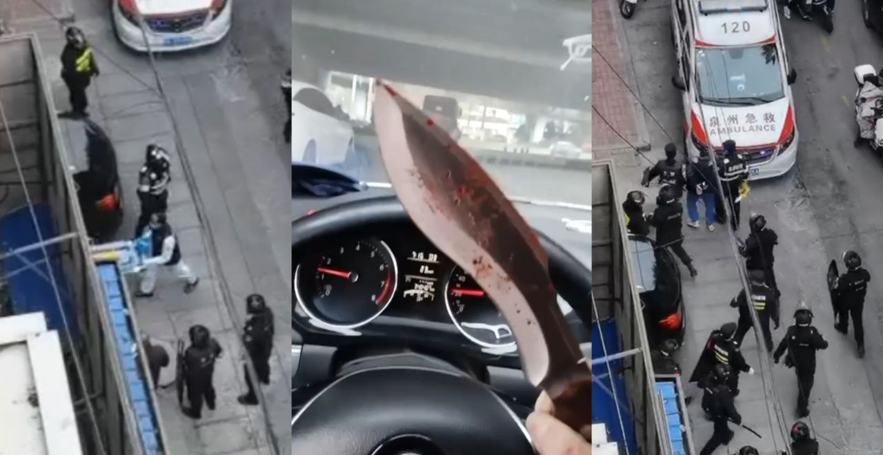 网传情杀!幼儿园阿姨出轨 男子手持尼泊尔军刀杀入幼儿园 保安阻拦被当场杀死!