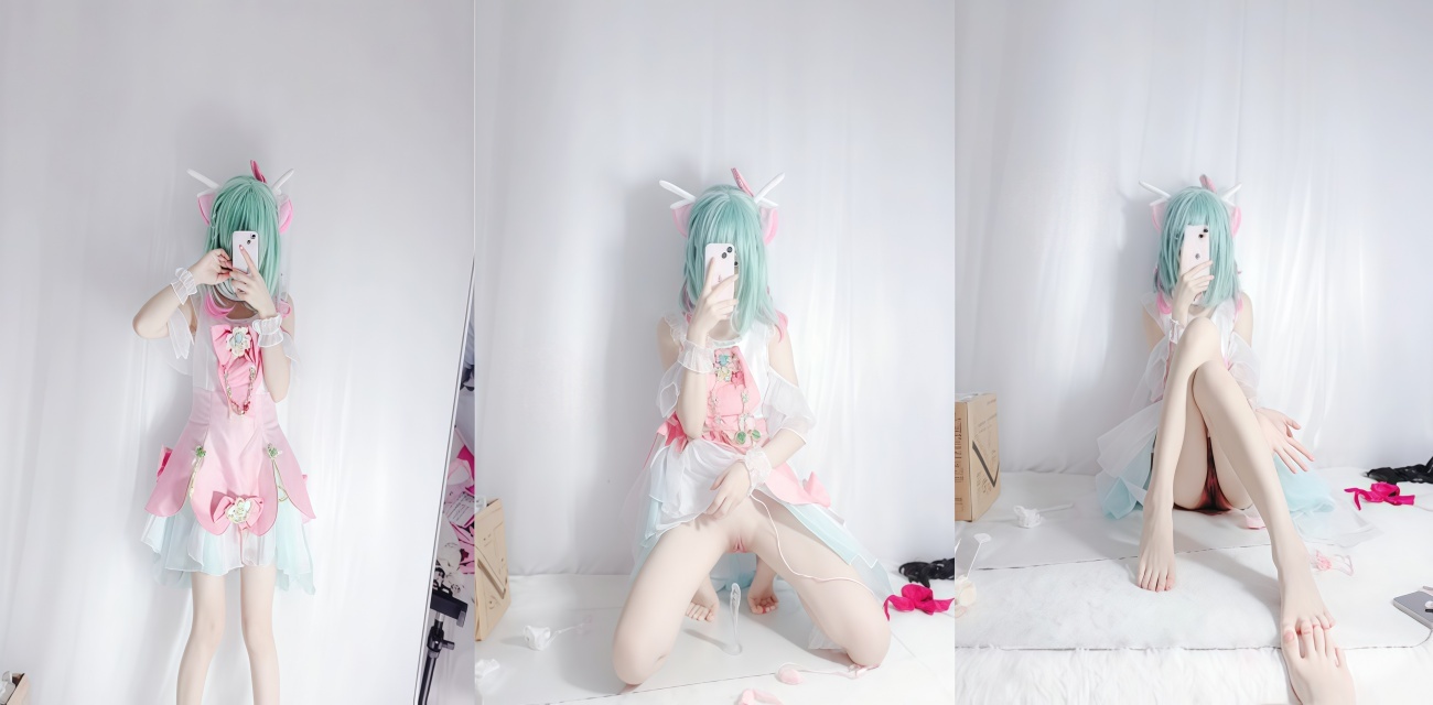 小池理奈汉服Cos化身嫦娥与瑶 对镜自慰白虎逼 粉嫩的能掐出水
