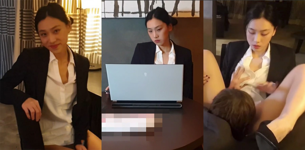 知名华人留学生网黄 Spicy Gum 刘玥 用榨干精液的方式惩罚第一天迟到的男下属 全程露脸现场超燃!