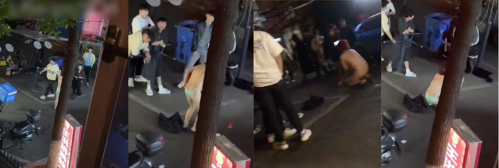 成都小三睡了人家男友还挑衅人家 后被正主带着闺蜜在街上扒光爆揍!