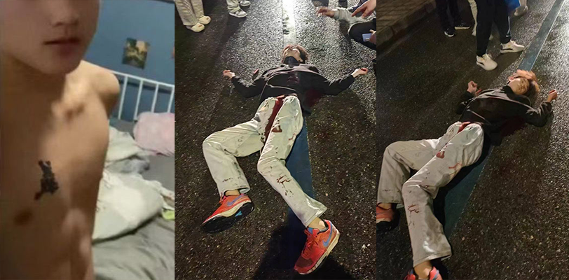 咸宁火车站 16岁少年遭同龄人杀害 行凶者发朋友圈 十年青春没了 对此事件毫无悔意!