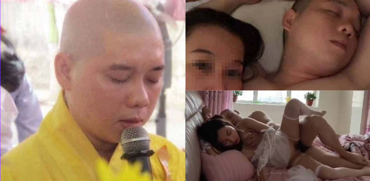 四川省佛教协会副会长 释照杰 与红木家具女主播上床被敲诈320W元! 此前已支付200W 性爱视频独家曝光!!!